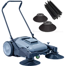 39" Industrial Floor Sweeper BC39S with Accessory Bundle for 9 Mo