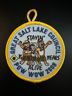 Cub Scouts Pow Wow 2008 Great Salt Lake Council Patch BSA NEW STAFF