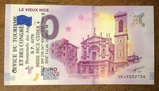 2018 LE VIEUX NICE + TAMPON BILLET 0 EURO SOUVENIR BANKNOTE SCHEIN MONNAIE MONEY