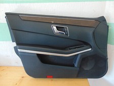 Mercedes E-Klasse W212 T&uuml;rverkleidung vorne links Verkleidung Leder Schwarz