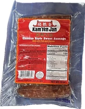 10oz Kam Yen Jan Chinese Style Sweet Sausage Product Of USA