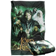 The Lord of The Rings Hero Group Silky Touch Super Soft Throw Blanket