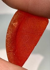 ORANGE SEA GLASS PIECE THE HOLY GRAIL OF SEA GLASS