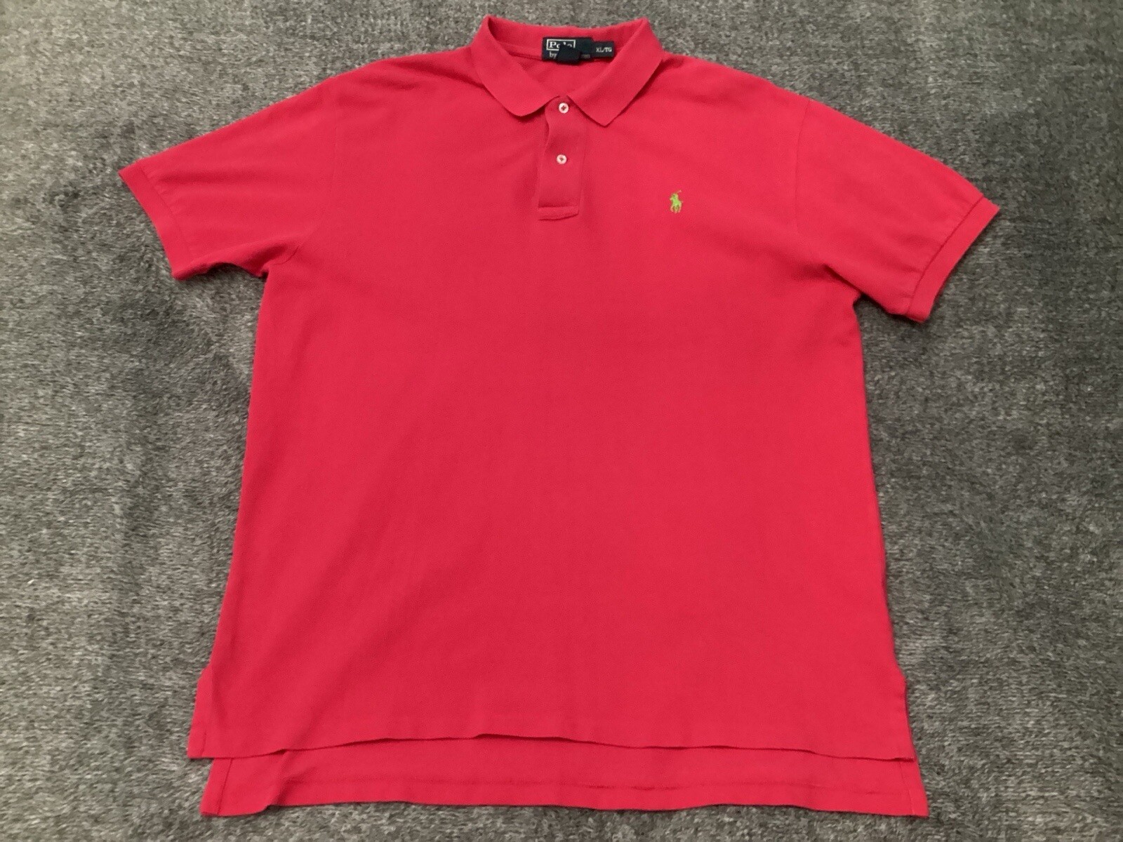 Polo Ralph Lauren Camicia Uomo Extra Large Rossa Pony Golf Rugby Preppy Casual