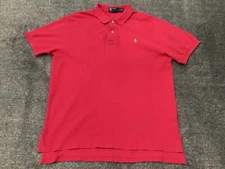 Polo Ralph Lauren Shirt Mens Extra Large Red ,Pony Golf Rugby Preppy Casual