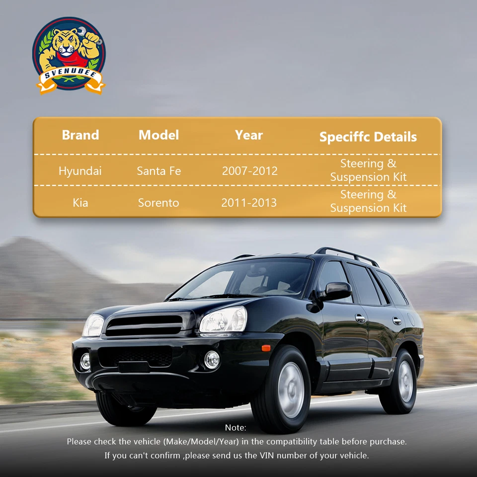 Комплект рычагов управления передний нижний для 2007-2012 Hyundai Santa Fe Kia Sorento 2 шт. - Изображение 2 из 4