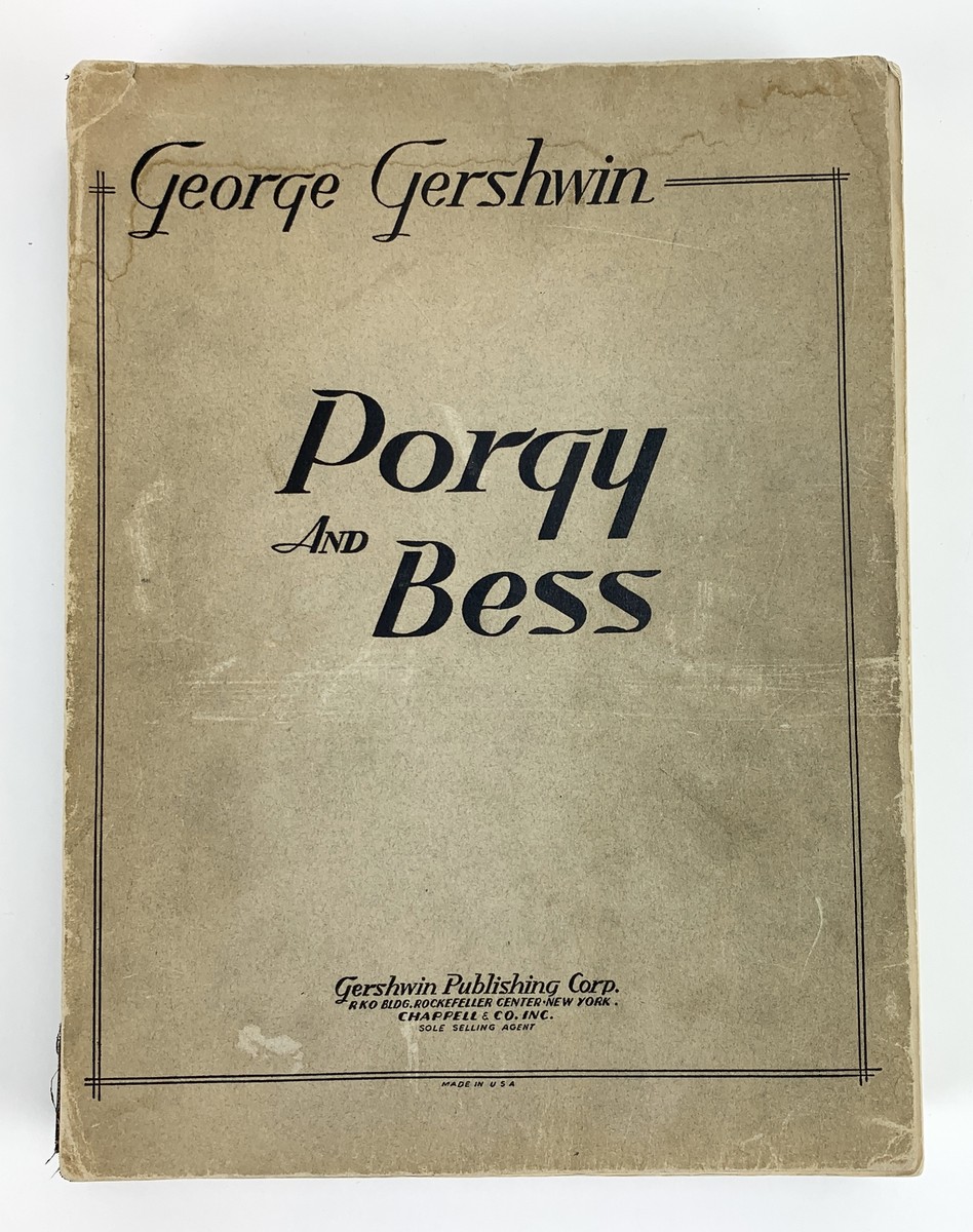 George GERSHWIN: Porgy and Bess FIRST EDITION (OPERA) (VOCAL SCORE
