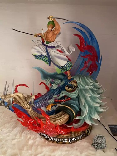 Jimei Palace Official One Piece Silvers Roronoa Zoro Painted Toys Collection New - Picture 7 of 14