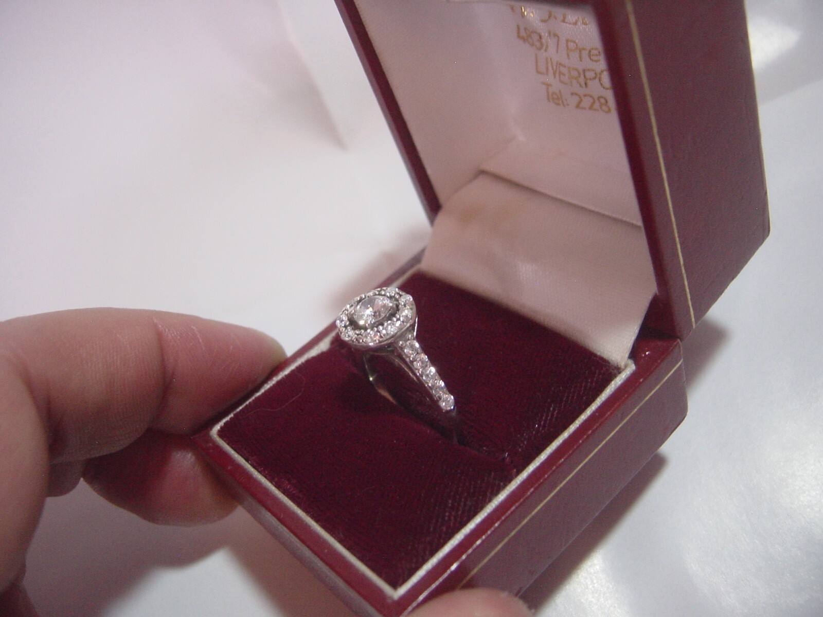 Stunning Solid Silver Ring-beautiful design-spark… - image 3