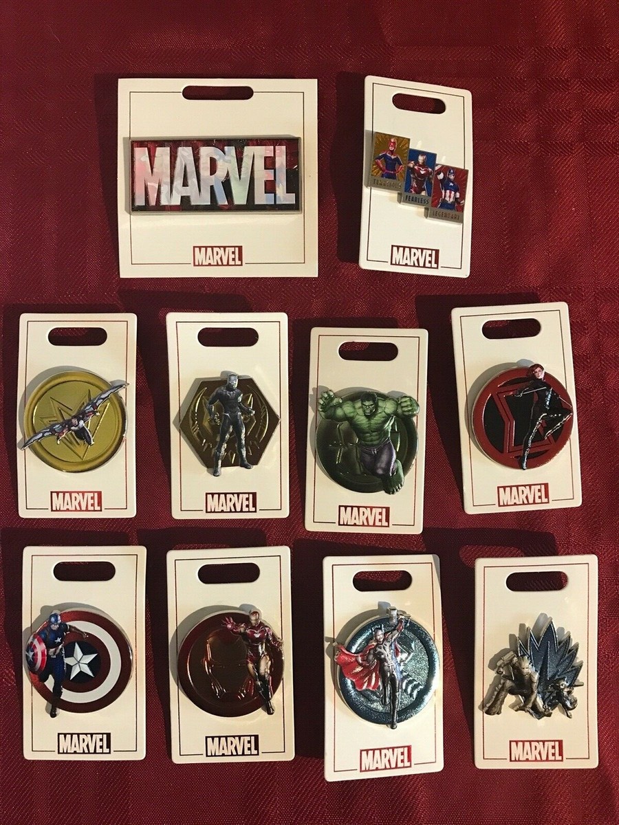 Disney Parks Marvel THE AVENGERS Complete Pin Set NEW 2021 | eBay