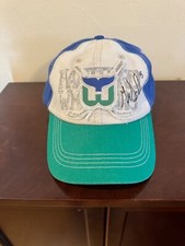 Hartford Whalers Baseball Cap #8 Geoff Sanderson Old Time Hockey