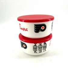 Whirley Industries NHL Flyers Chik Fil A Plastic Containers With Lids