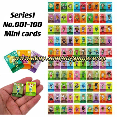 For Nintendo Switch Animal Crossing NFC All Cards Amiibo Series 1