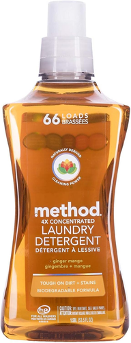 Method Liquid Laundry Detergent, Ginger Mango, 66 Loads per Bottle, Hypoallergen - Picture 2 of 12