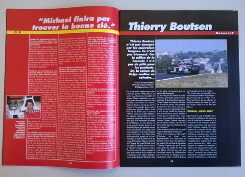 Motorsport Formel 1 - Nr. 3 (August 1993) - Damon Hill / R.Dennis / Boutsen / Jarier - Bild 6 von 12