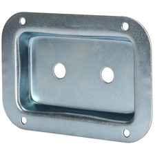 Penn Elcom D0607Z Dish for Two 1/4" Phone Jacks PennBrite 3-1/2" x 5-1/8"