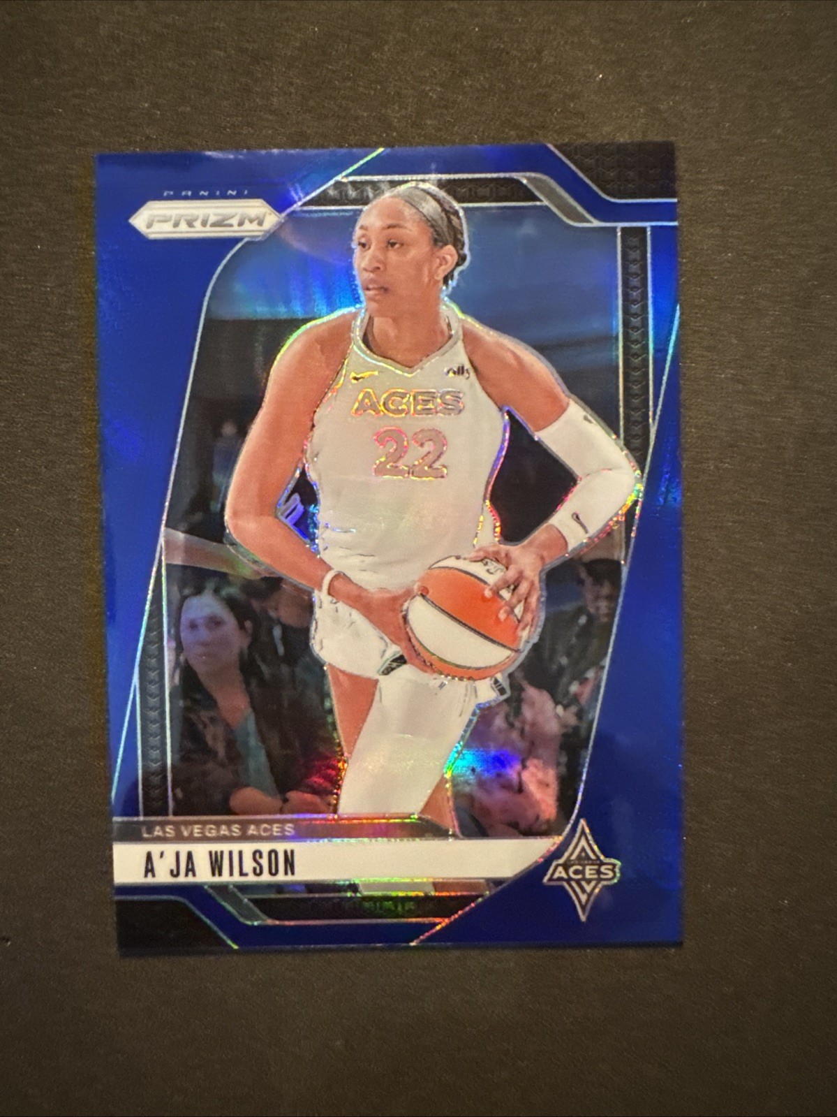 2024 Panini Prizm WNBA #86 A'ja Wilson Blue Prizm 156/199
