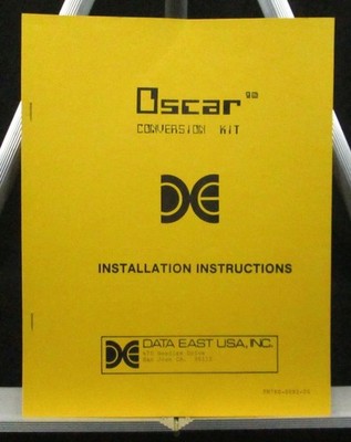 Original 1988 Data East  VIDEO GAME  Oscar  Conversion Kit for Table Games