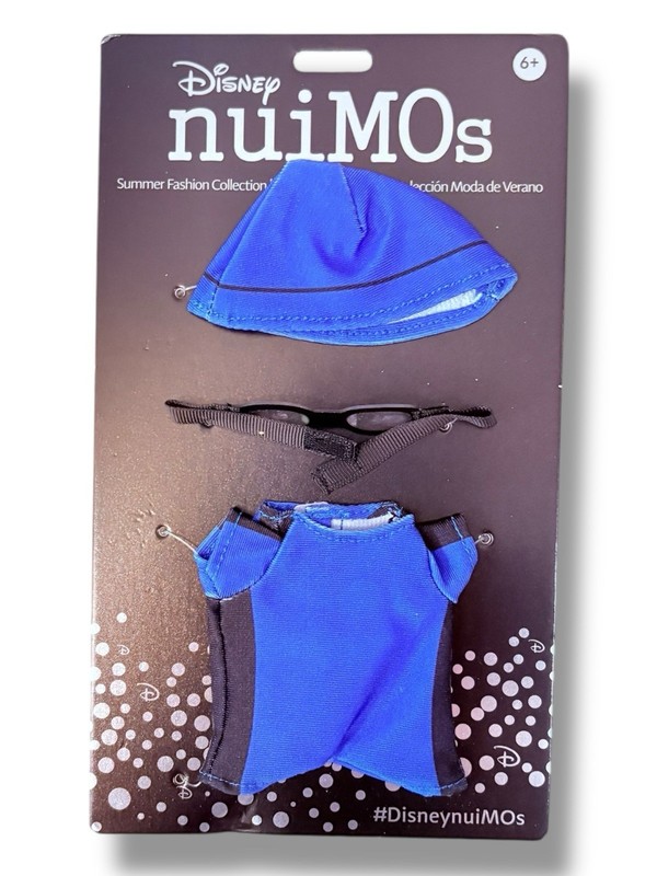 Disney Parks nuiMOs Summer Fashion Collection Swimmer Swim Suit Goggles Cap NEW