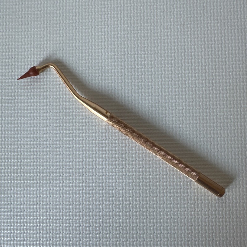 Vintage John O Butler Co. Chicago Gold Tone Dental Gum Stimulator