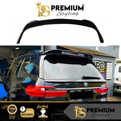 BMW X7 G07 M60 Glanz Schwarz Heck Dach Spoiler Kofferraum Flügel Lippe Body Kit 2018+