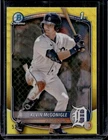 2025 Bowman Kevin McGonigle Chrome Yellow Wave Refractor 1st #/75 Tigers