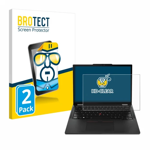 2x Film Protection Ecran pour Lenovo ThinkPad X13 Gen 4 Clair Protecteur