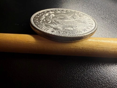 1887  P  Morgan Silver Dollar - Uncirculated - toning has started on the obverse