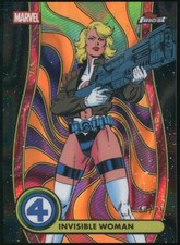  Topps Finest Marvel Fantastic 4 | Invisible Woman BL-002 Blacklight Orange / 25