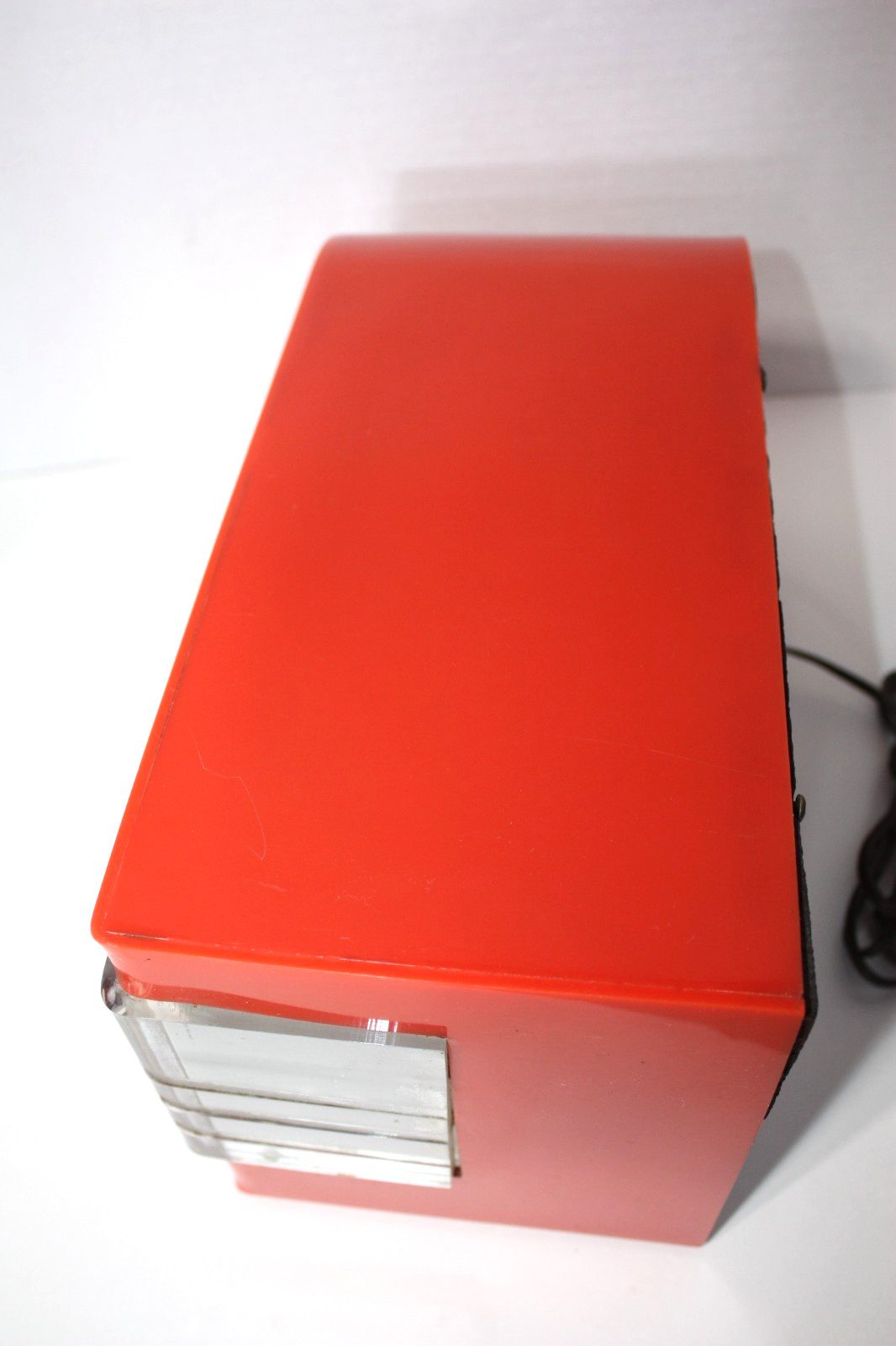 Ultra Rare Vintage 1946  Cyarts B Deluxe Radio Orange Art Deco