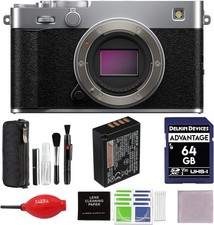 FUJIFILM X-E5 Mirrorless Camera Bundle Silver with More Additional Accessories