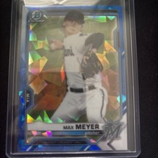 2021 Bowman Sapphire Edition - Chrome Prospects Max Meyer #BCP-66 (RC)