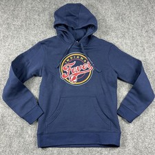 Indiana Fever Sweatshirt Hoodie Womens Small Blue WNBA Basketball Fanatics