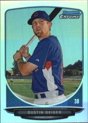2013 Bowman Chrome Prospects Refractors #BCP209 Dustin Geiger - BB