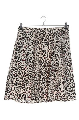 ZERO High Waist Rock Damen Rock Gr. DE 40 creme-schwarz-rot extravaganter Stil