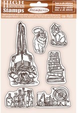 Stamperia Rubber Stamps - HIGH DEFINATION -VAGABOND AIR SHIP - WTKCC206