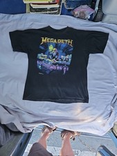 Vintage Megadeth Rust In Peace Tour Concert Band T Shirt 1990