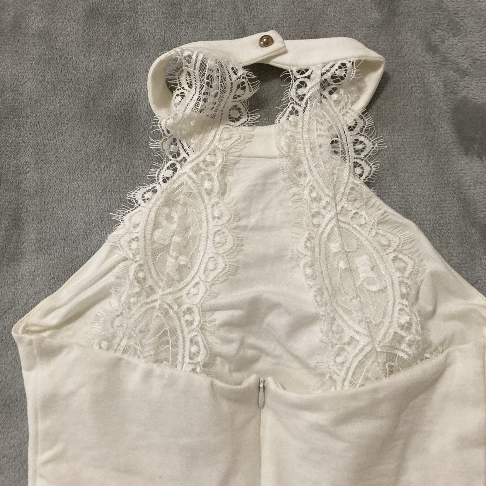 Lulus Mini Dress Endlessly Alluring White Lace Bo… - image 7