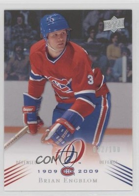 2008 Montreal Canadiens Centennial Set Parallel 100 32/100 Brian Engblom #69 0ae