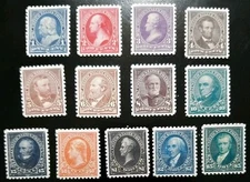 US Stamps SC# 247-263 1894 Bureau Issue Replica Set