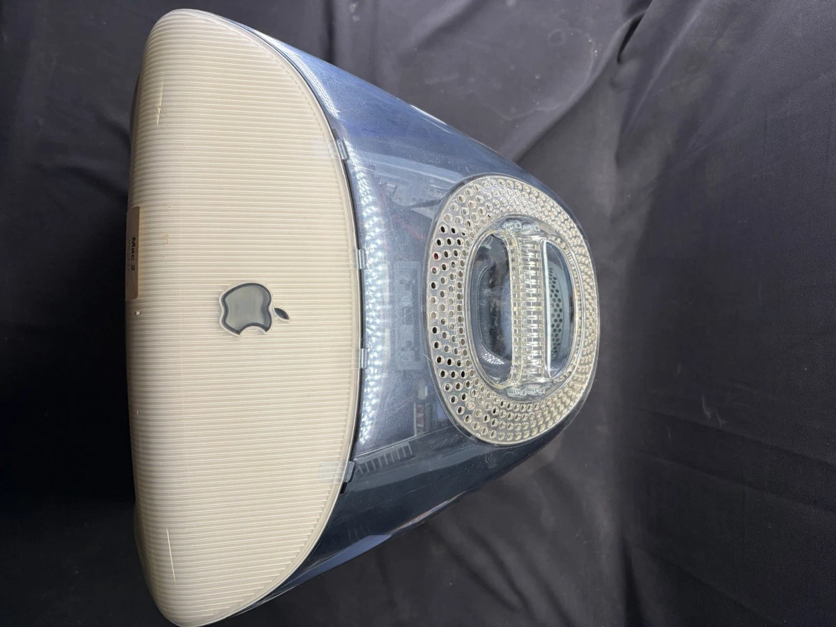 Apple iMac G3 M5521 azul índigo 15" CRT Vintage Mac OS 9 funciona