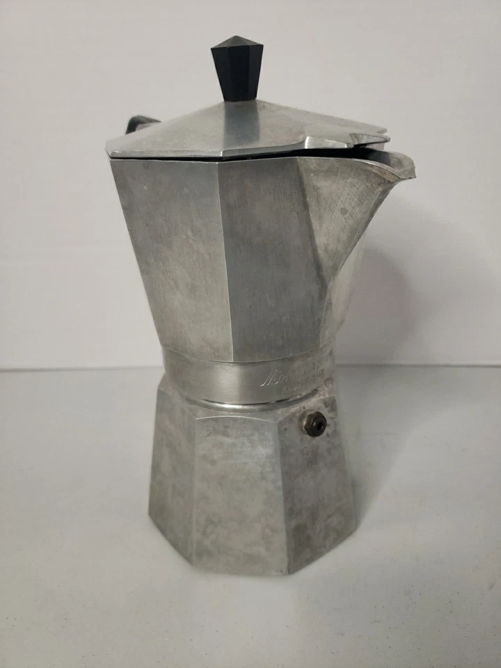 Olla Moka de aluminio vintage MCM Bialetti Moka Express 6 tazas Foto 4 de 4