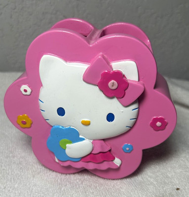 Hello Kitty Sanrio Pink Flower Toothbrush Holder 2013 Franco Bathroom Decor