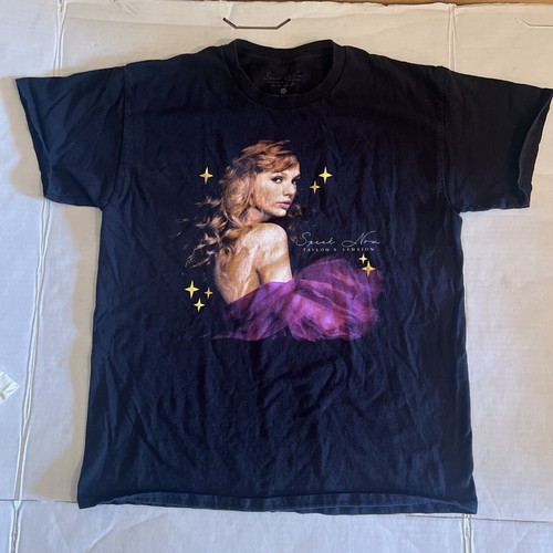 Camisa Taylor Swift Para Hombre Grande Negra Speak Now Camiseta Gráfica Versión Taylor’s - Imagen 2 de 7