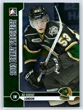 2012-13 In The Game Draft Prospects Bo Horvat Rookie London Knights RC #6