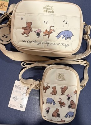 Set Of 2 Disney x Primark Winnie The Pooh Crossbody Bags Medium And Small Bags