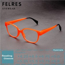 Square Reading Glasses Men Women Highly Strength Reader 1.0-4.0