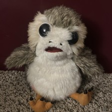 Star Wars Porg Bird 9" Plush Sound Animated Flaps Wings Moves Beak Mouth