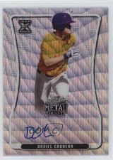 2020 Leaf Metal Draft Silver Wave Daniel Cabrera #BA-DC3 Auto 3b3