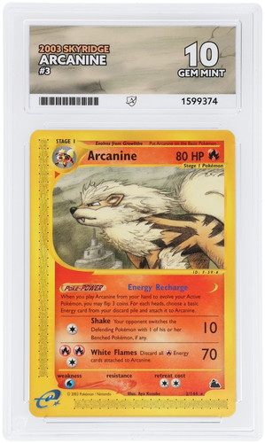 Arcanine graded ACE 10 for sale on eBay